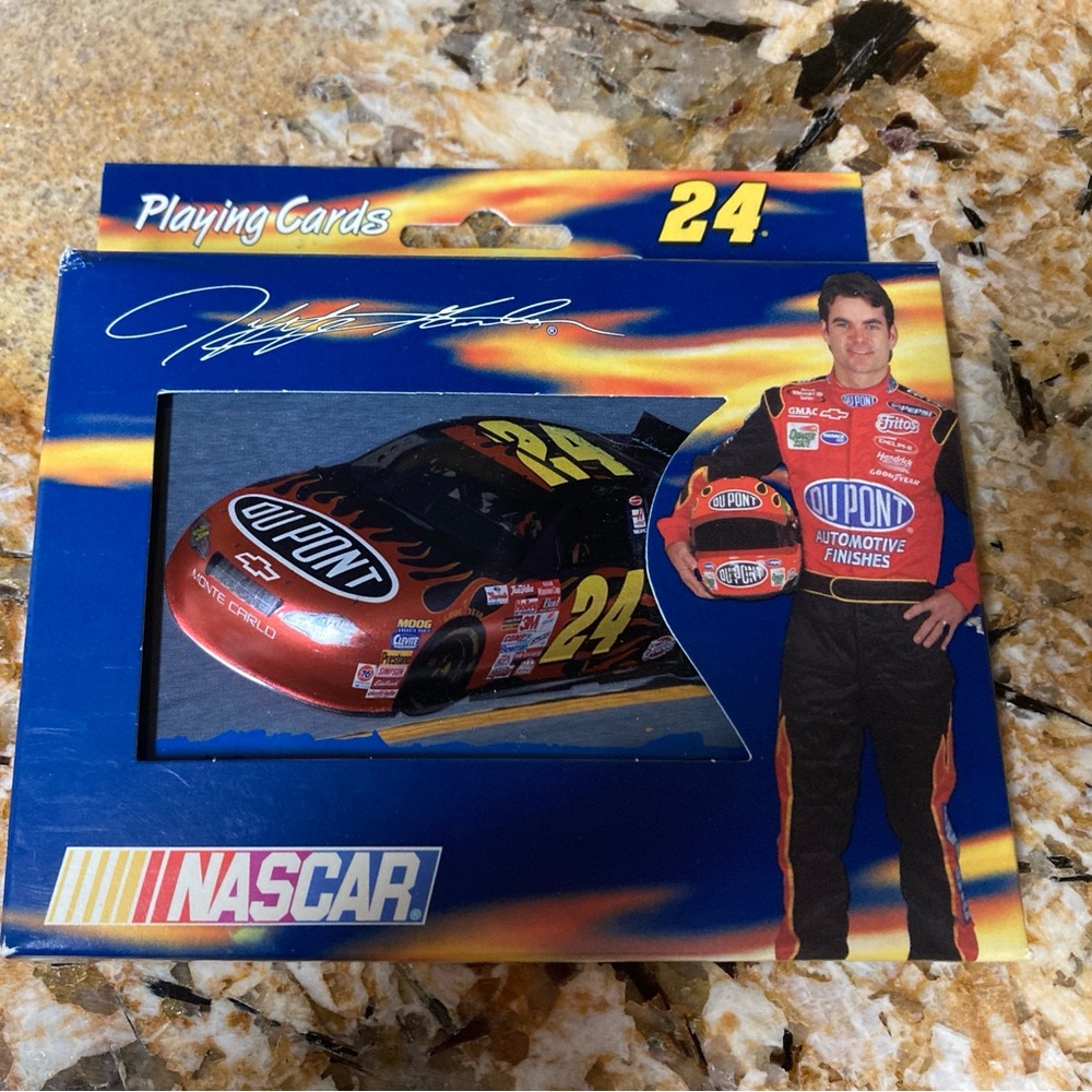 NASCAR Jeff Gordon Playing Cards - Blue 2 decks